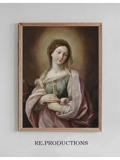 Постер Saint Margaret Of Antioch - Guido Reni