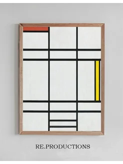 Постер Composition in White, Red, and - Piet Mondrian