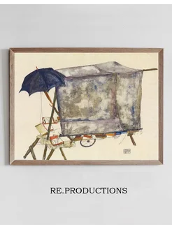 Постер Street Cart - Egon Schiele