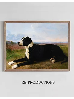 Постер PortraitOf A Mastiff-Labrador In A - Rosa Bonheur