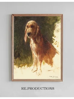 Постер Study of a Dog - Rosa Bonheur