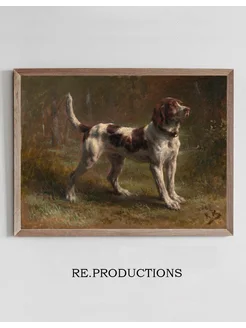 Постер A Limier Briquet Hound - Rosa Bonheur