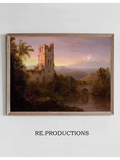 Постер ChimborazoVolcano - Frederic Edwin Church