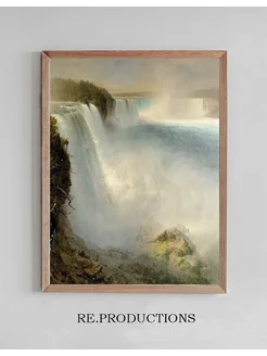 Постер Niagara Falls, from the - Frederic Edwin Church