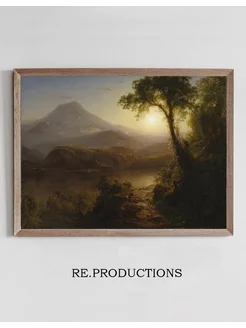 Постер Tropical Scenery - Frederic Edwin Church