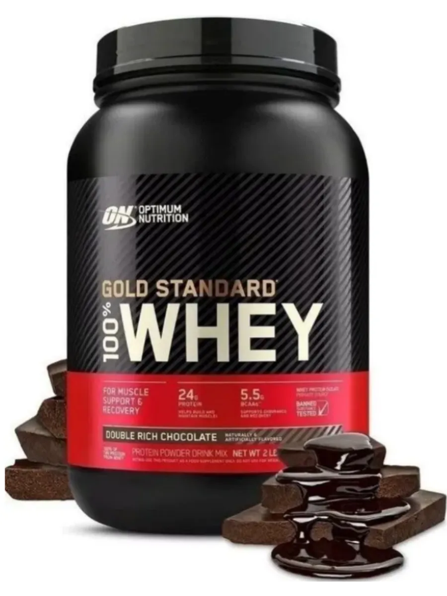 Протеин 100% Whey 898 гр Двойной шоколад
