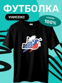 Футболка peaceful hooligan с флагом России DAHMER 274335364 купить за 549 ₽ в интернет-магазине Wildberries