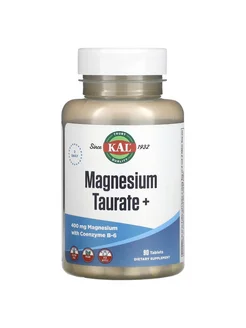 Таурат магния+, 400 мг Magnesium Taurate