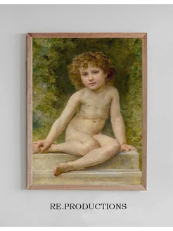 Постер L’amour Au Repos - William Bouguereau