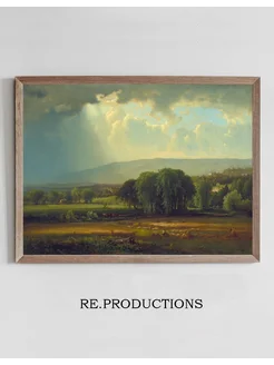 Постер Harvest Scene in the Delaware Valley - George Inness