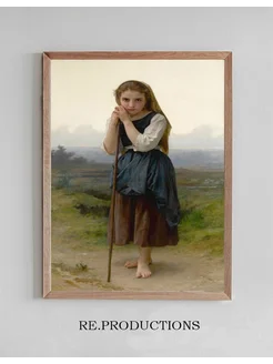 Постер Petite Bergère - William Bouguereau