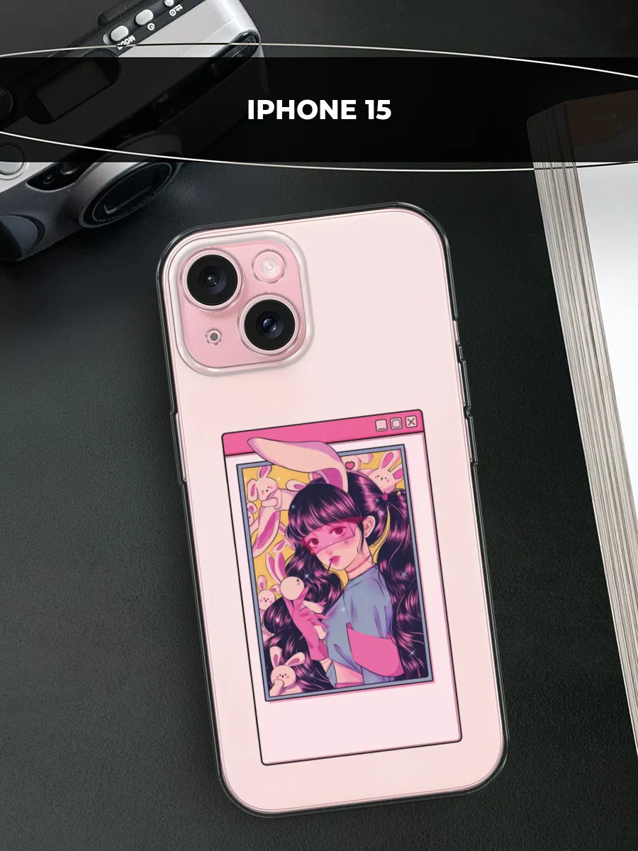 Чехол на iPhone 15 аниме