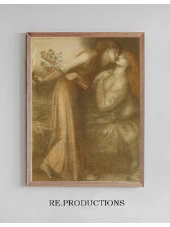 Постер Dante’s Dream (Io sono in - Dante Gabriel Rossetti