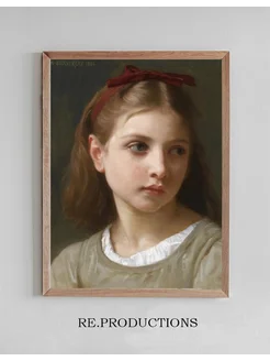 Постер Une petite fille - William Bouguereau