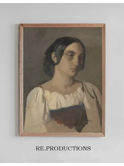 Постер Portrait of an Italian woman - Théodore Chassériau