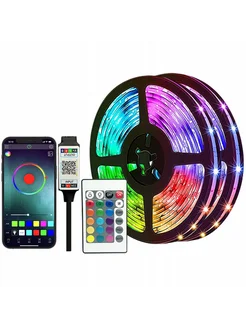 светодиодная лента 15m rgb 5050 светодиодов bluetooth