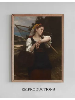 Постер Daughter of Fisherman - William Bouguereau