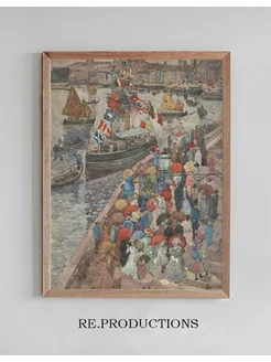 Постер The Quai, Venice - Maurice Prendergast