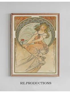 Постер The Arts 3 - Alphonse Mucha