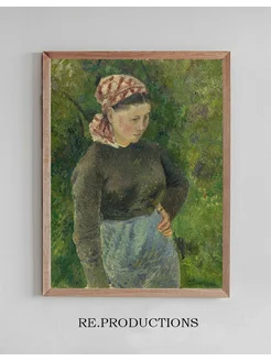 Постер Peasant Woman - Camille Pissarro