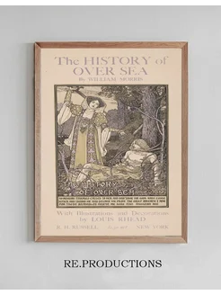 Постер The history of over sea by William - Louis Rhead