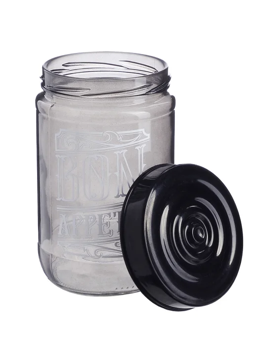 Банка для сыпучих продуктов стекло с крышкой 660 мл - фото 10