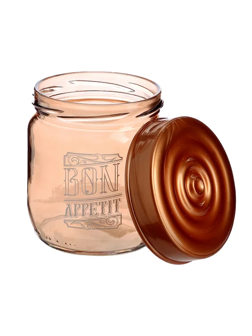 Банка для сыпучих продуктов стекло с крышкой 660 мл - фото 10