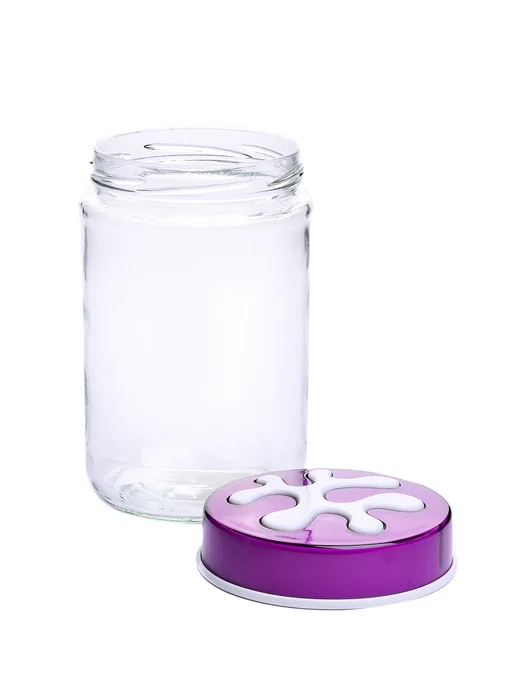 Банка для сыпучих продуктов стекло с крышкой 660 мл - фото 10