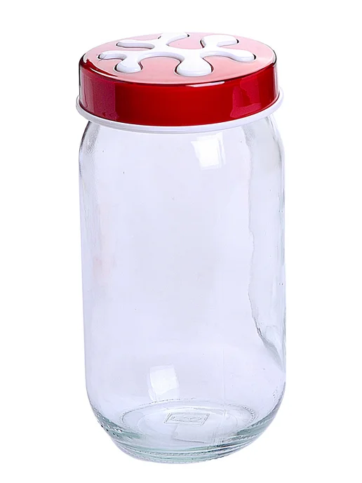 Банка для сыпучих продуктов стекло с крышкой 1000 мл - фото 10
