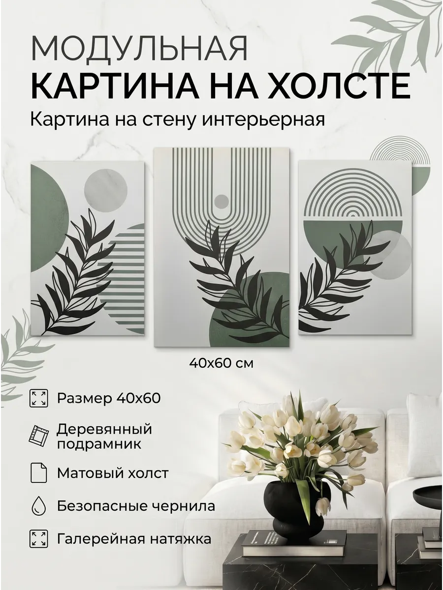 Модульная картина «Скандинавский стиль»