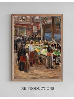 Постер Jewish Street in Amsterdam - Max Liebermann