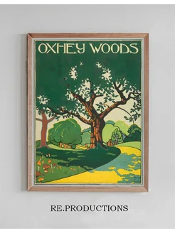 Постер Oxhey Woods, London - Edward McKnight Kauffer