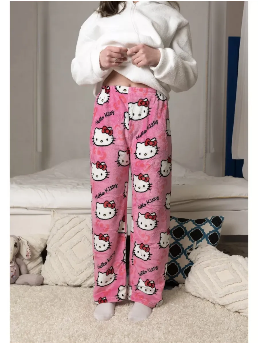 штаны hello kitty y2k у2к подарок...
