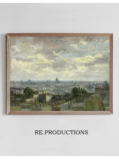 Постер View of Paris - Vincent van Gogh