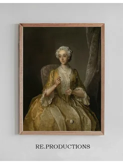 Постер Portrait of a lady - Philippe Mercier