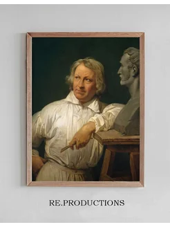 Постер Bertel Thorvaldsen (1768–1844) with - Horace Vernet