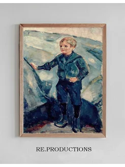 Постер Boy In Blue - Edvard Munch