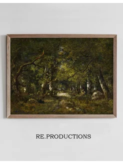 Постер Forest Scene - Narcisse-Virgile Diaz de La Peña