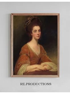 Постер Mrs. Charles Frederick (Martha - George Romney