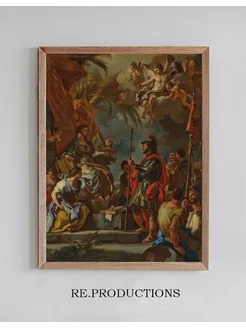 Постер Deborah and Barak - Francesco Solimena