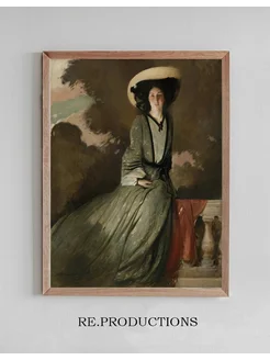 Постер Portrait of Mrs. John White - John White Alexander