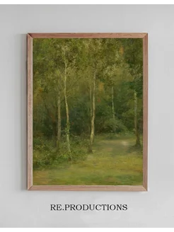 Постер Wooded Landscape With Little - Ľudovít Čordák