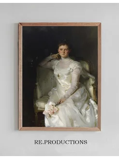 Постер Mrs. Joshua Montgomery Sears - John Singer Sargent