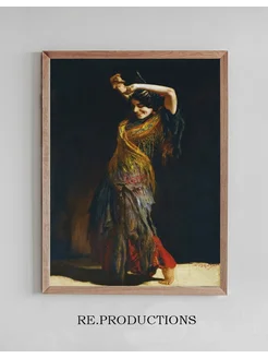 Постер The Flamenco Dancer - Leopold Schmutzler