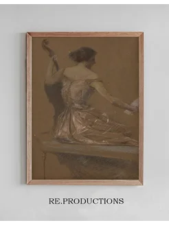 Постер The Musician - Thomas Wilmer Dewing