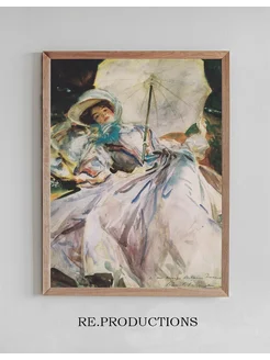 Постер Lady with a Parasol - John Singer Sargent