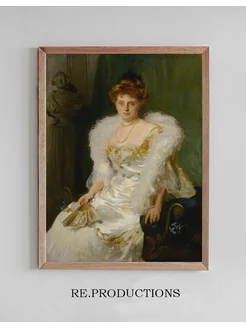 Постер Portrait of Mrs. Charles - John Singer Sargent