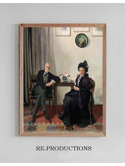 Постер Portrait of the Artist’s Parents - William Orpen