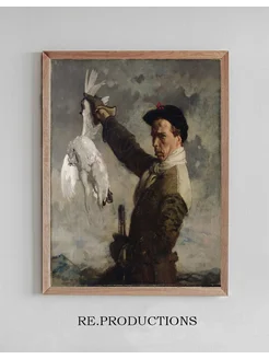 Постер The Dead Ptarmigan (a Self-Portrait) - William Orpen