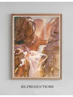 Постер Mountain Torrent - John Singer Sargent